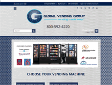 Tablet Screenshot of globalvendinggroup.com